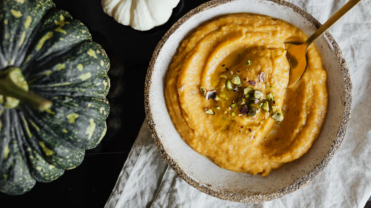 Serving and Storing Pumpkin Soup