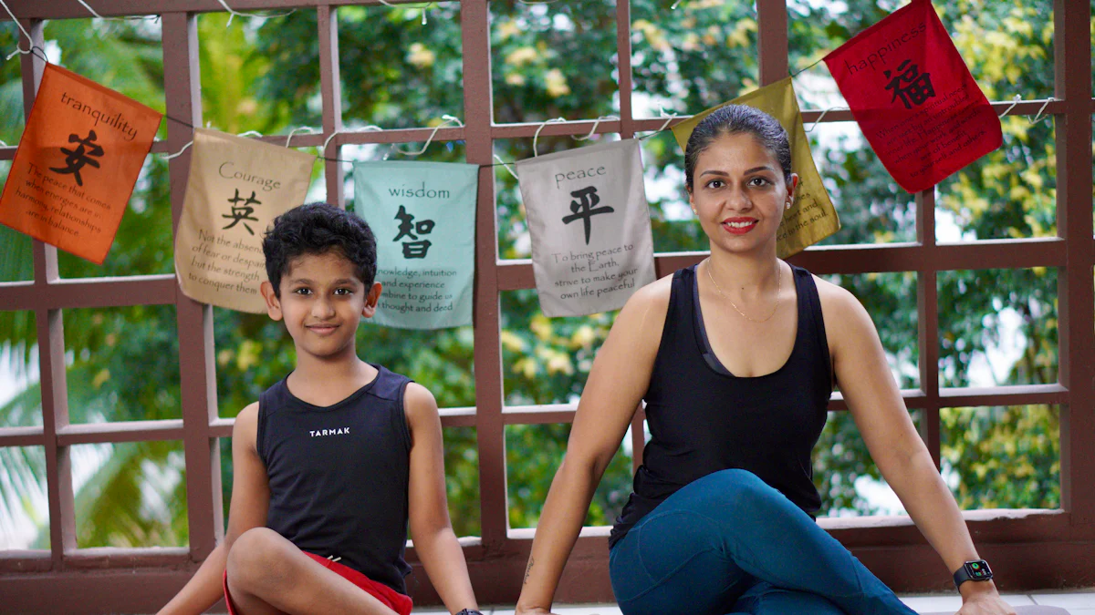 Image 1: "Yoga Adventure with Animal Friends"