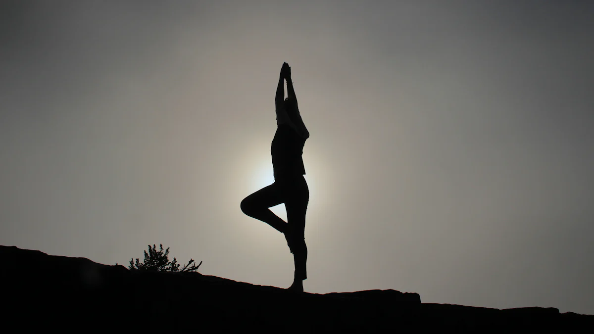 Elementos de Design para um Logotipo de Yoga Inspirador