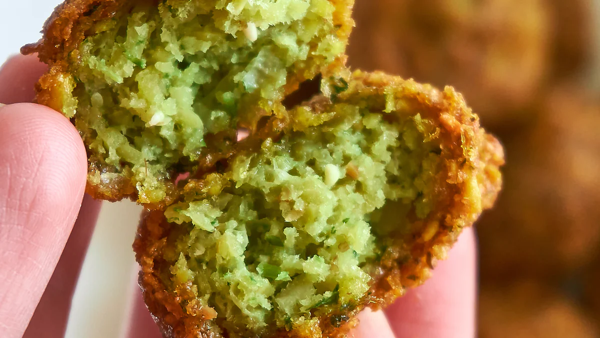 Nola egin Air Fryer Falafel Mixetik