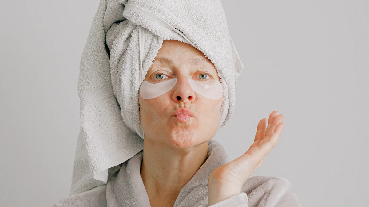 Verwendung des Yoga-Augenkissens