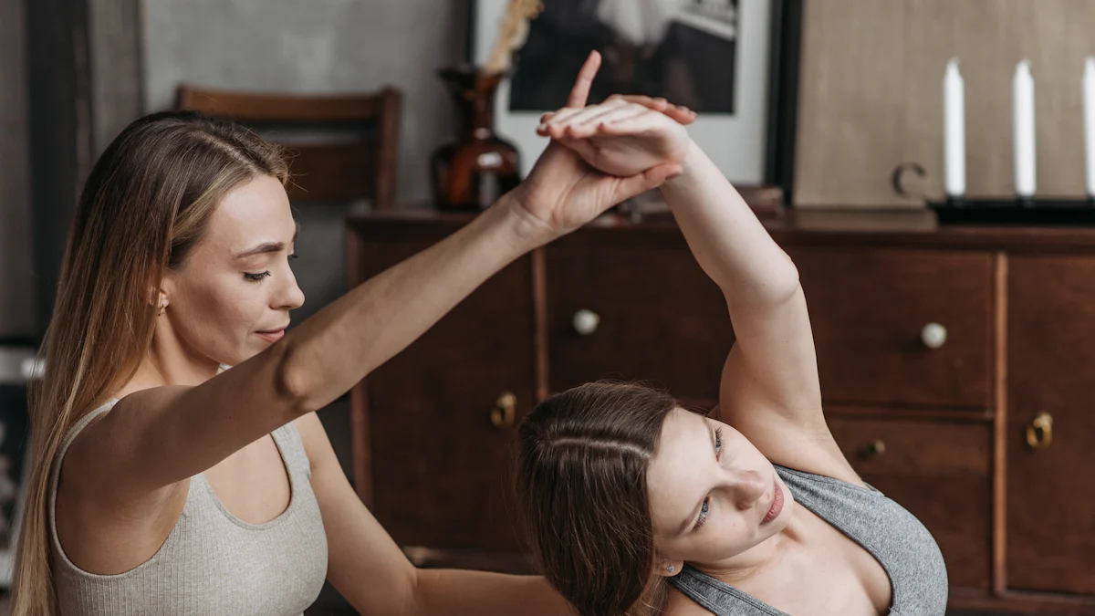 Anpassning av en large yoga mat efter yogastil