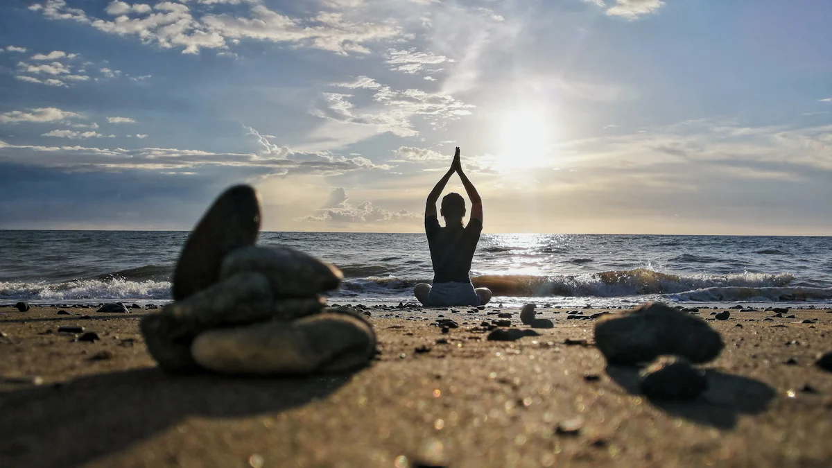 Finding the Perfect Spot for Yoga on Beach