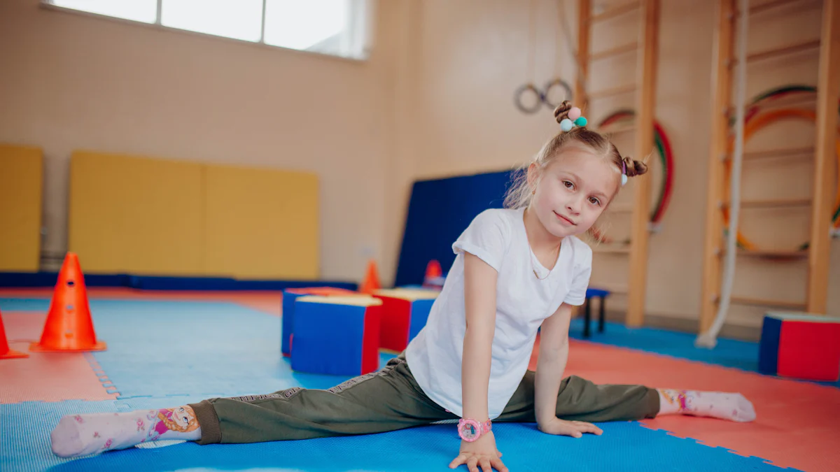 Ich fing an, Yoga mit meinen Kindern zu machen