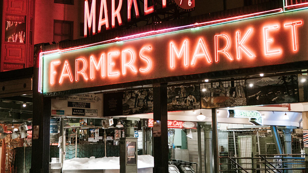 Temu's Strategic Moves in the Neon Sign Market