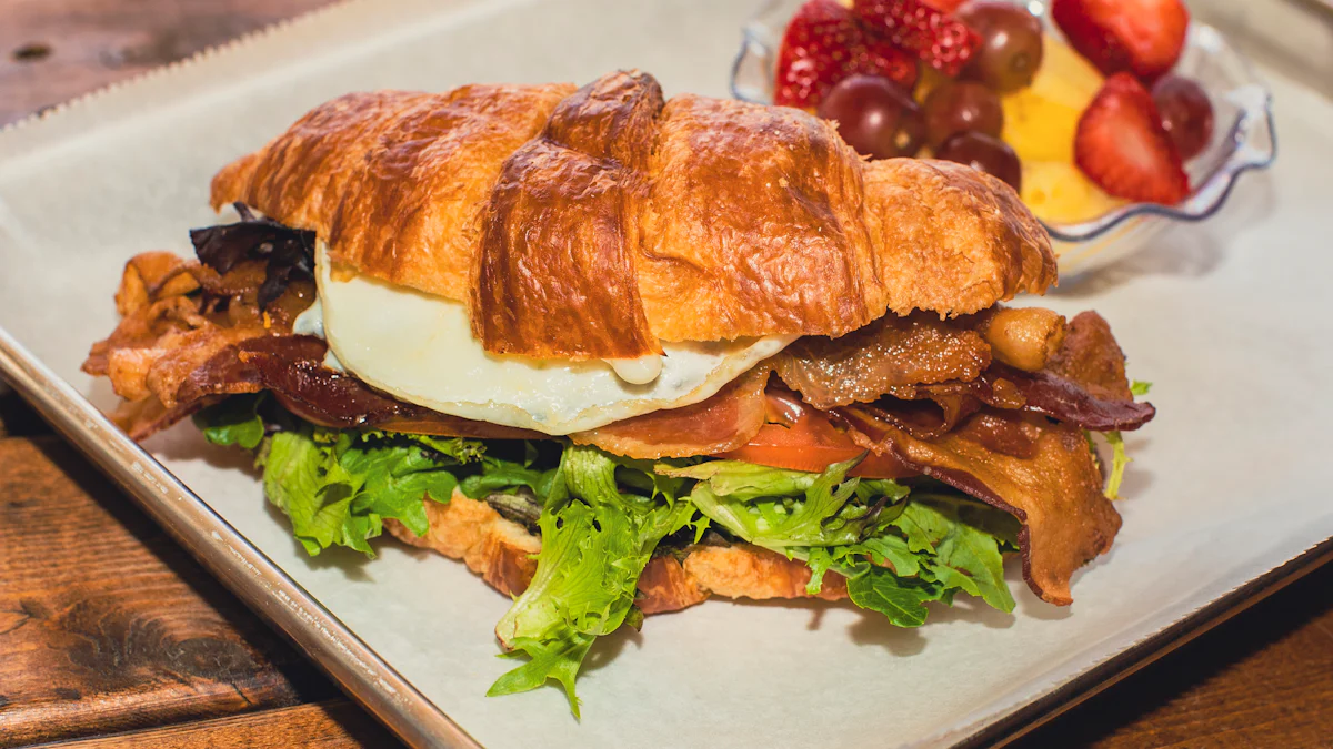 Crunchy Delights: Air Fryer Croissant Sandwiches Made Simple