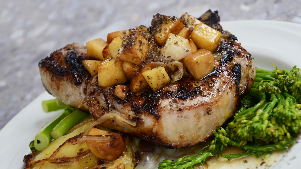 Preparing the Pork Chops