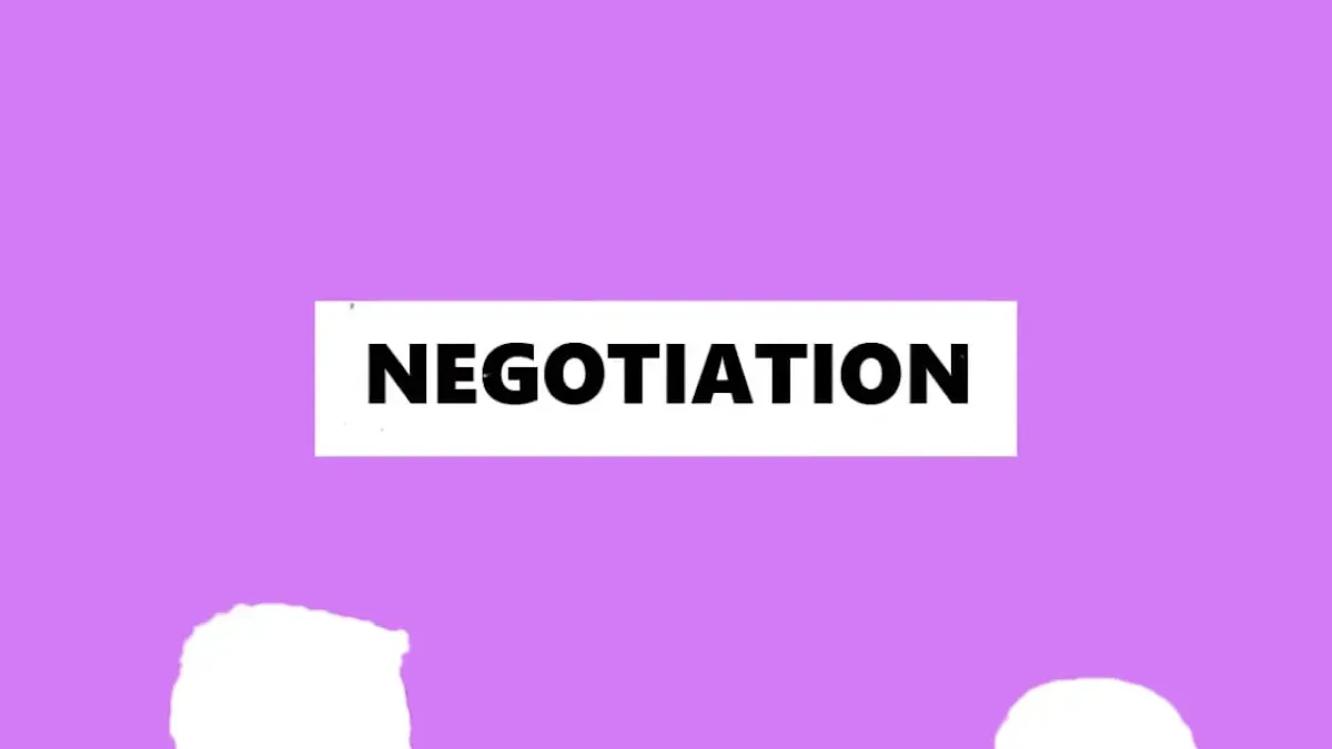 Negotiation