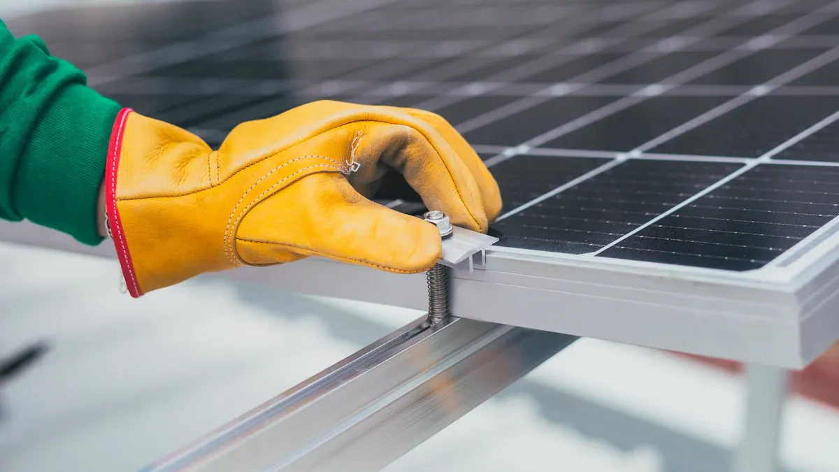 Sinasaklaw ng Solar Panel ang Pag-install