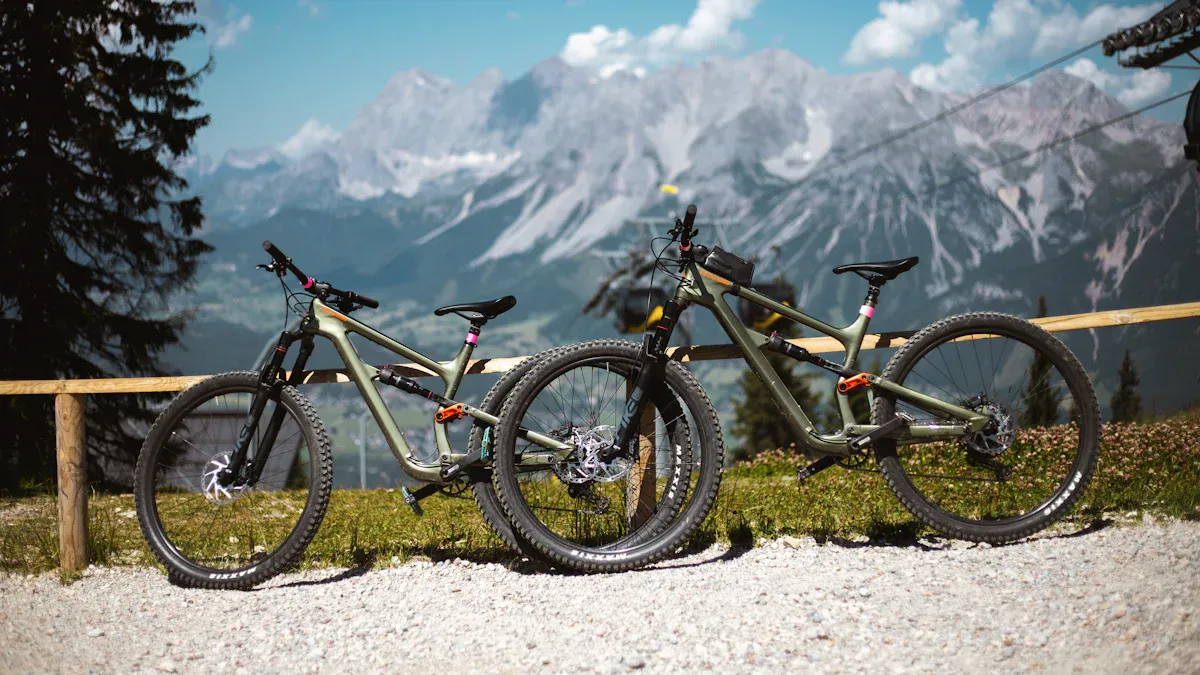 Mittelmotor E-Bikes in den Alpen
