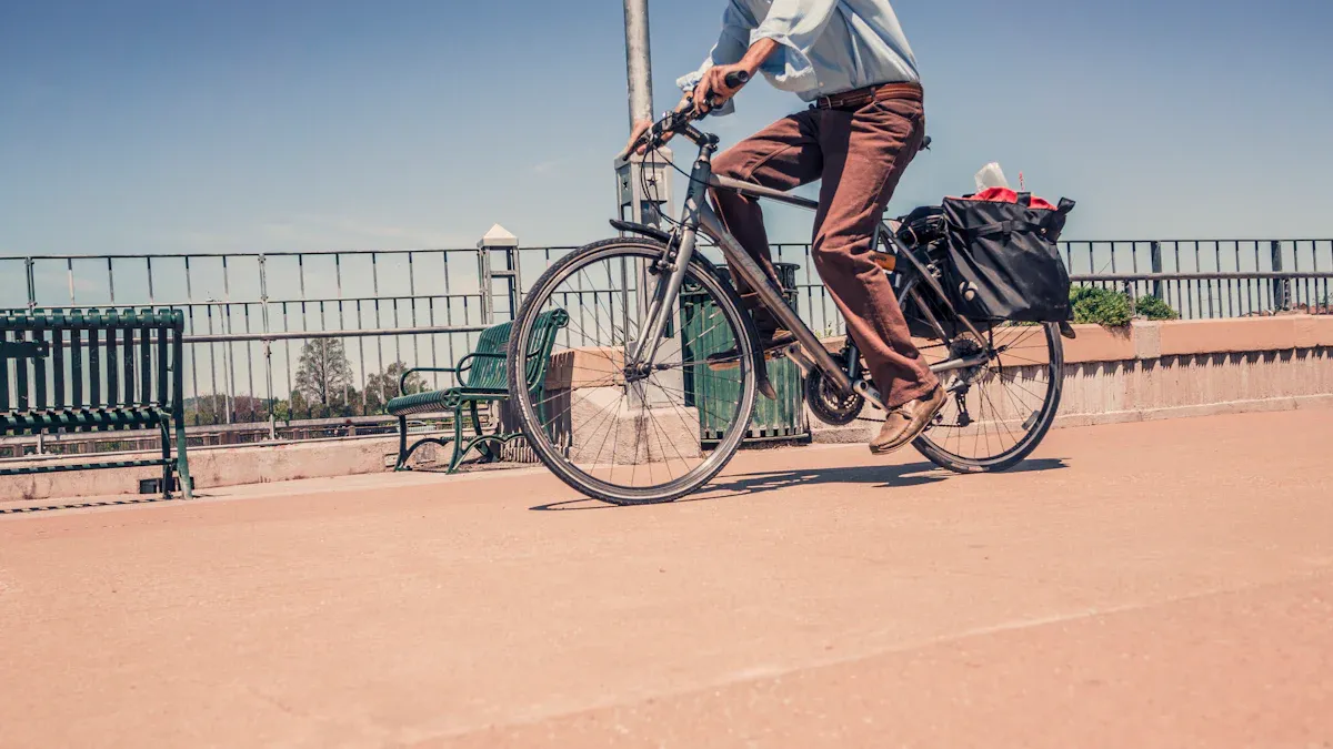 Hügelige Stadtteile