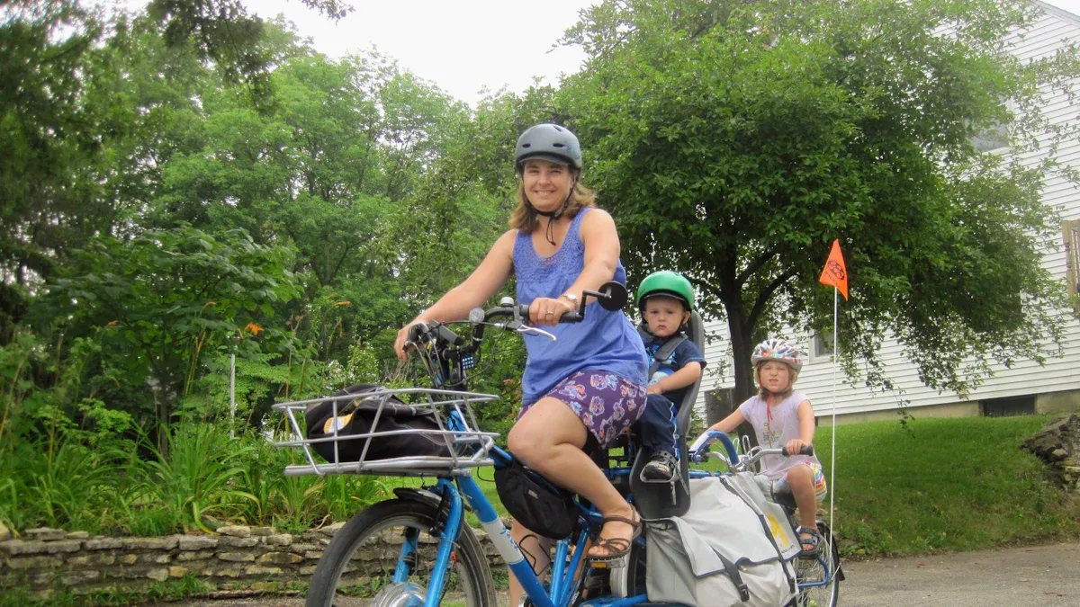 Mietoptionen für E-Bikes mit Anhänger