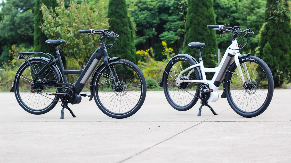 Mountainbike E Bike vs. MTB