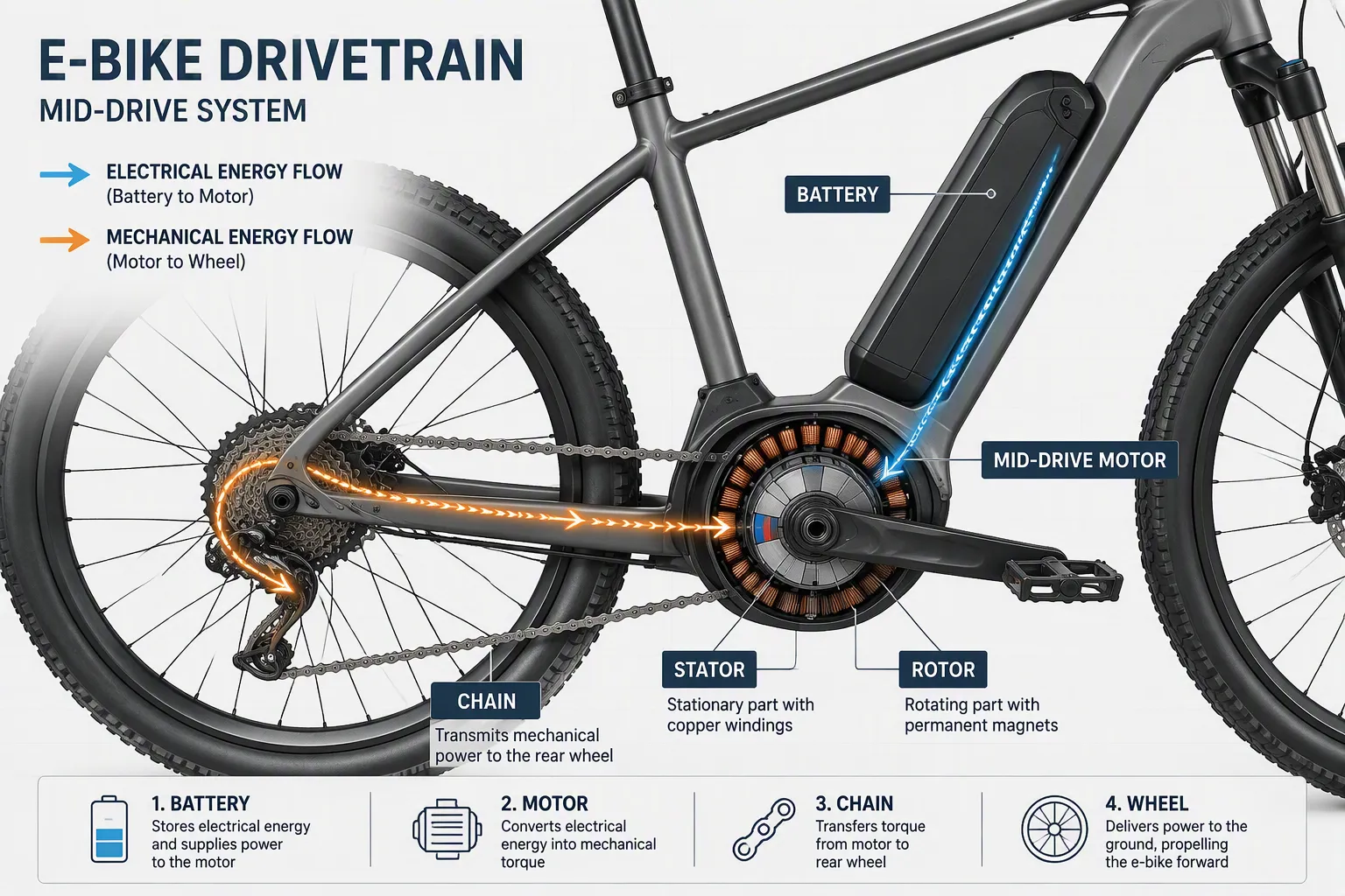 So funktioniert die Technik im E-Bike