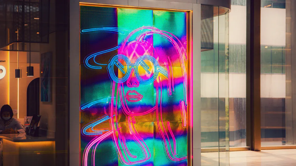 Outdoor Lighted Signs for Art Installations