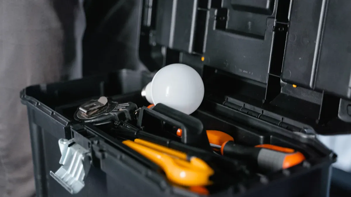 Magnetic LED Light Bars for Tool Boxes