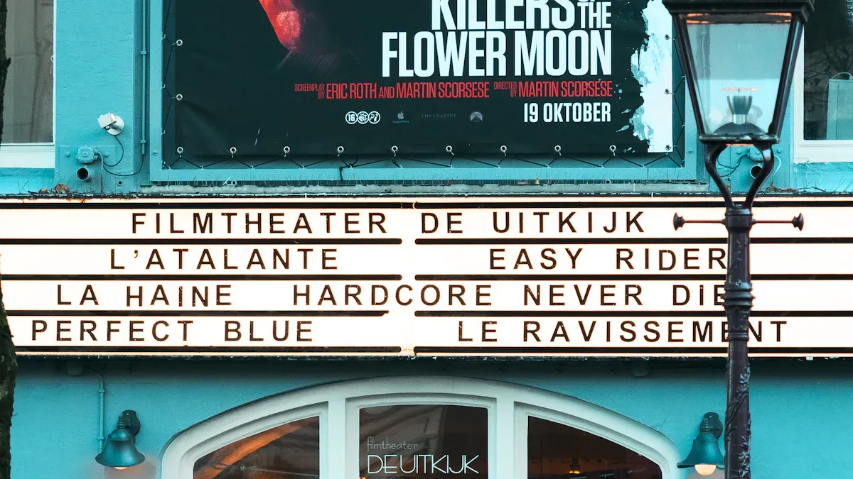Movie Theater Poster Displays Evolution