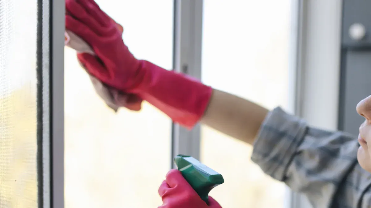Aluminum Frame Light Box Cleaning