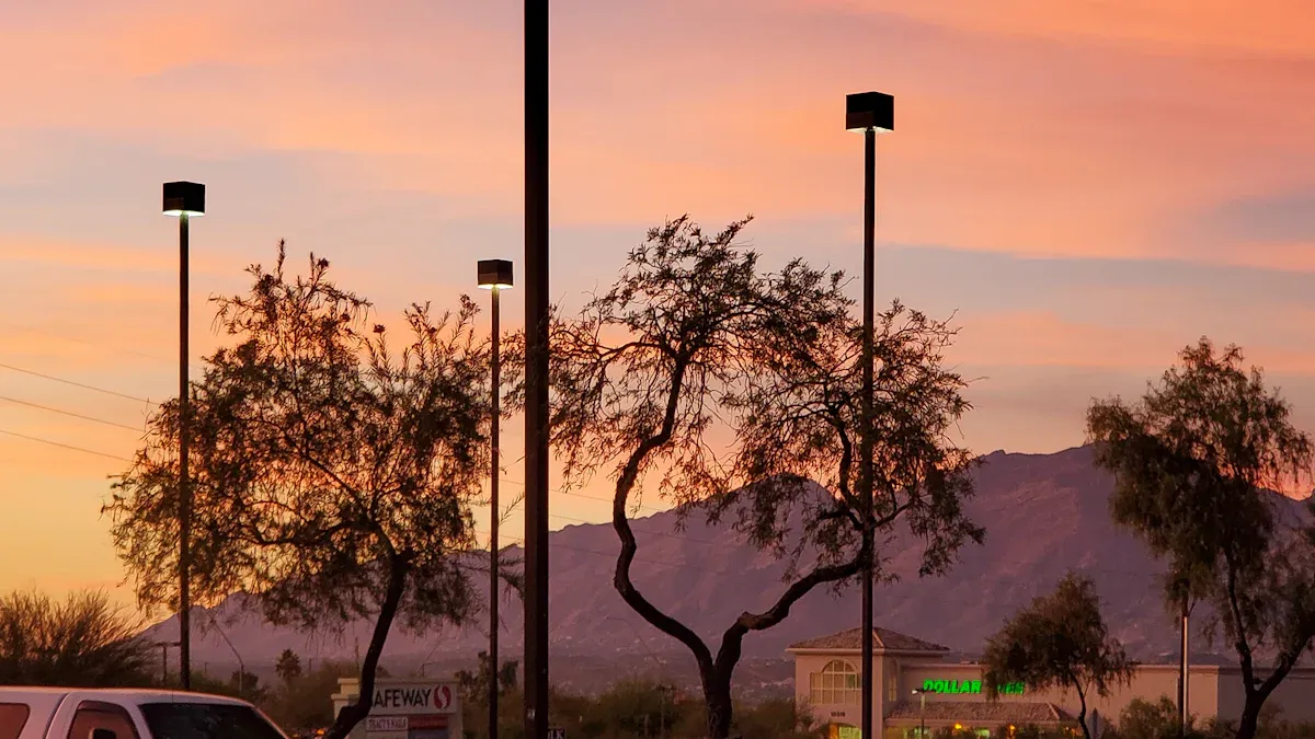 Shoebox LED Parking Lot Lights vs. Traditional Lighting