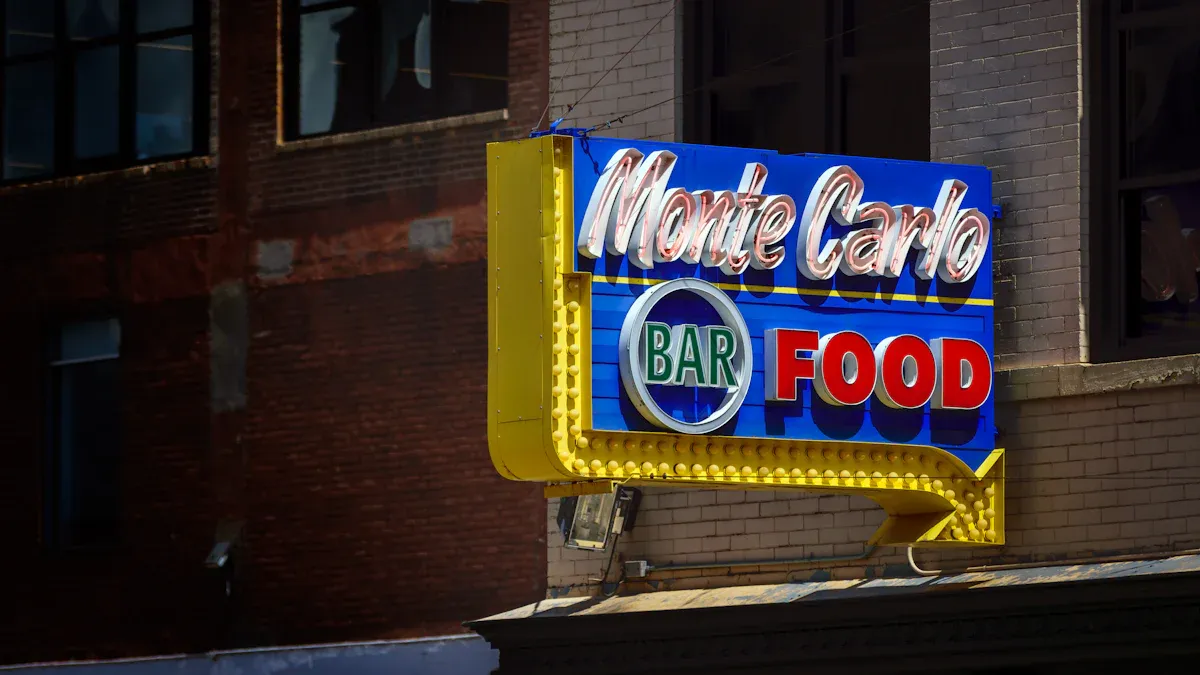 Outdoor Lighted Signs