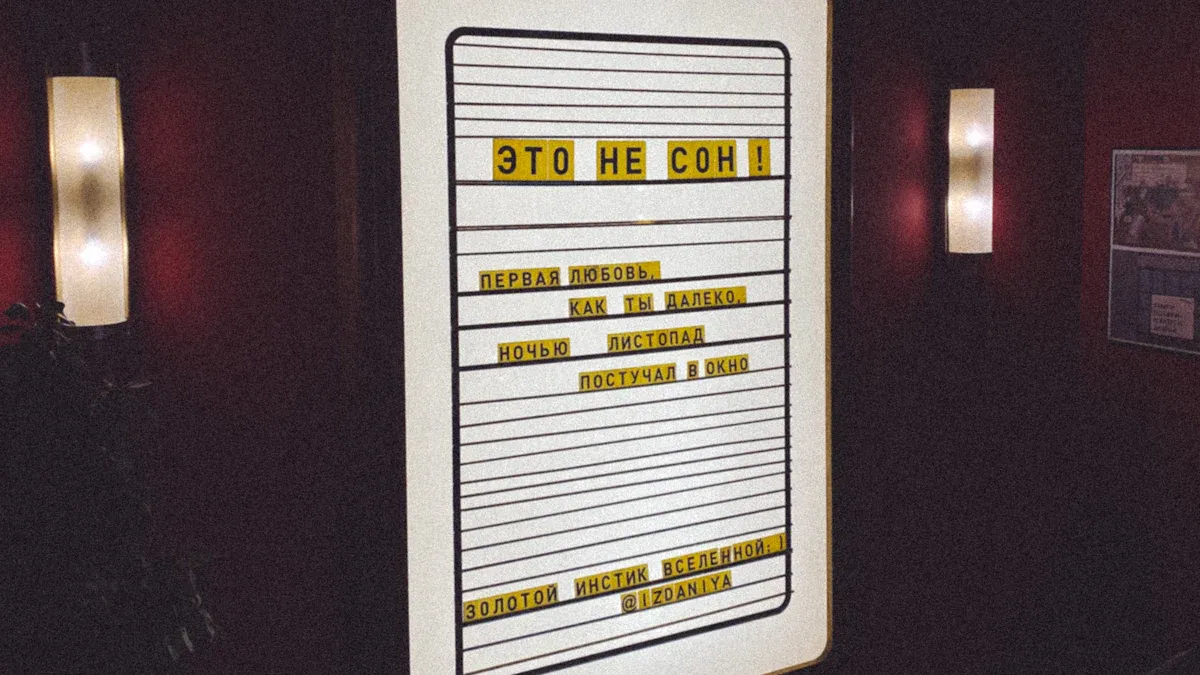 Menu and Promotion Displays