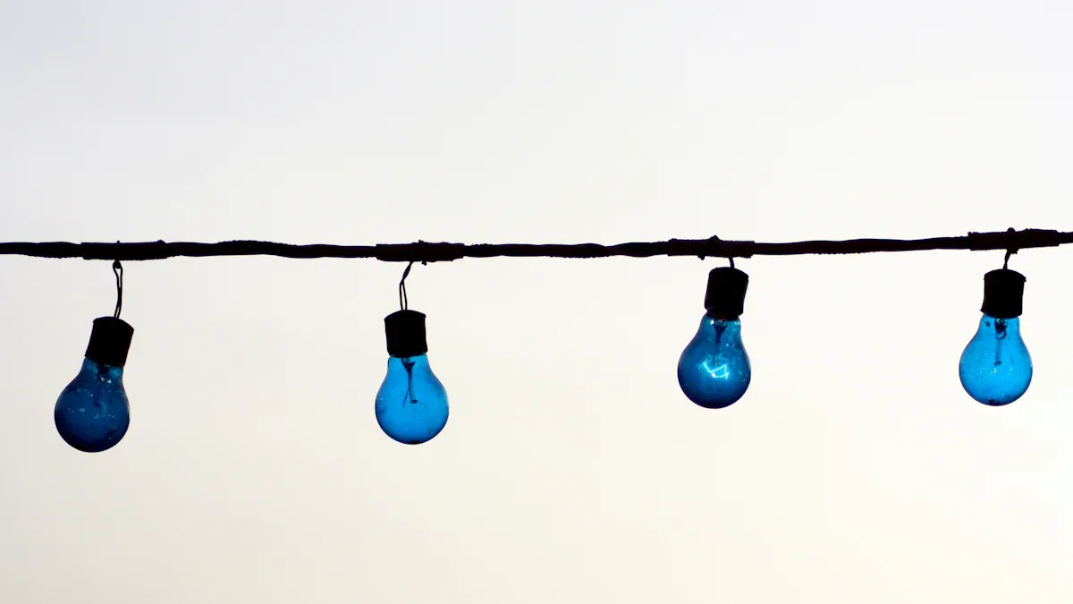 Creating Atmosphere with Blue LED Lightboxes