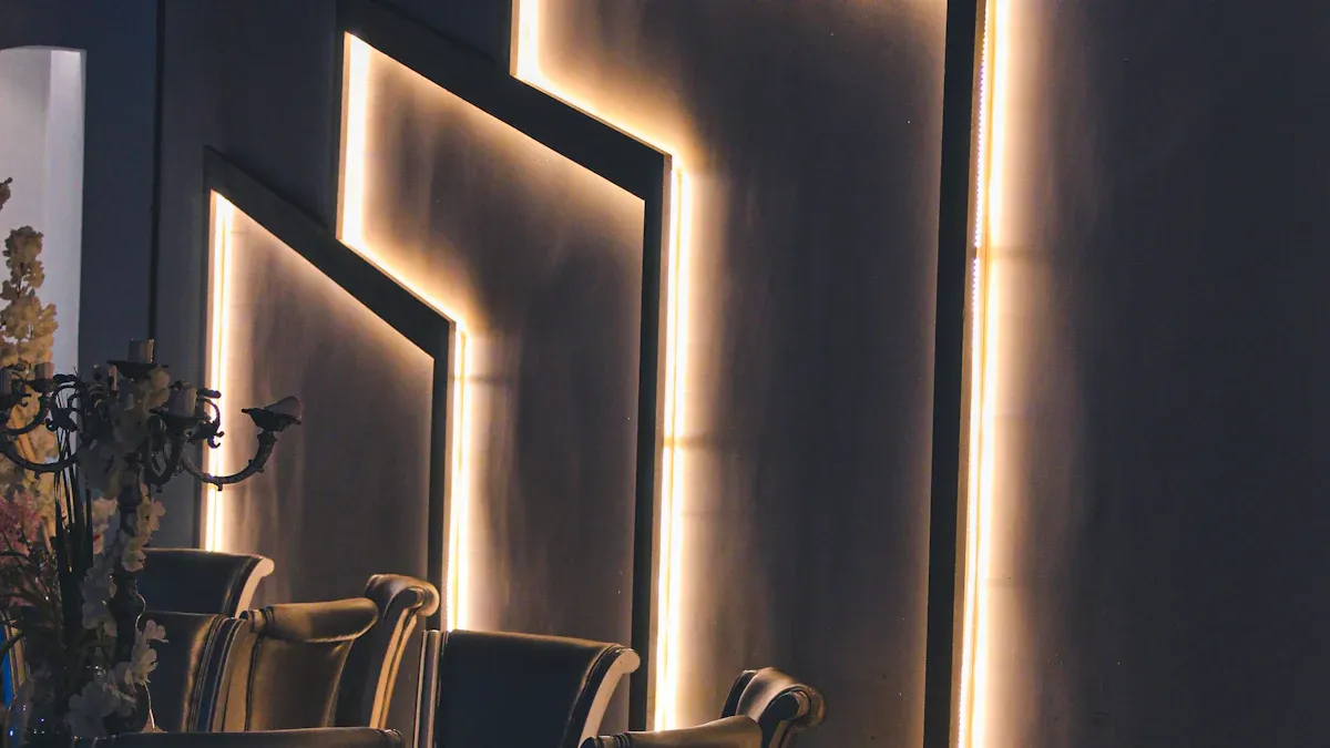 Backlit Plexiglass Panels