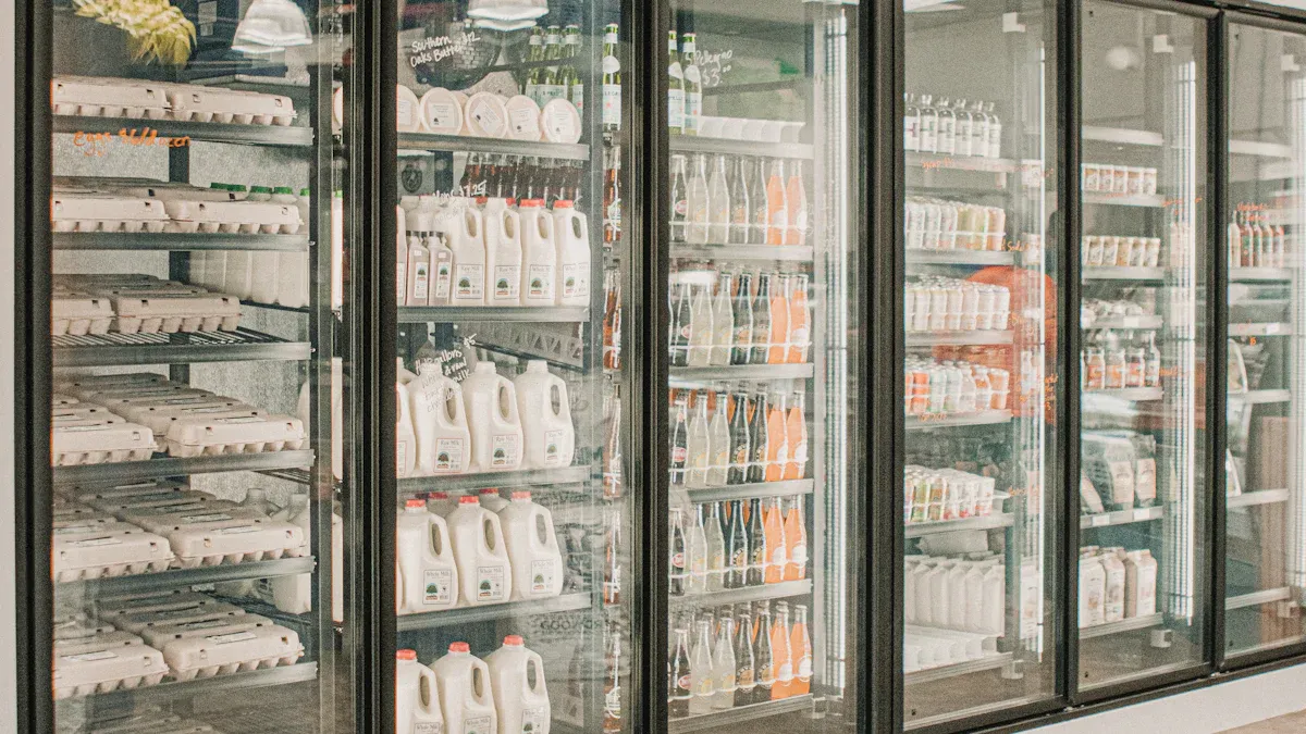 Display walk in cooler wonders for busy stores