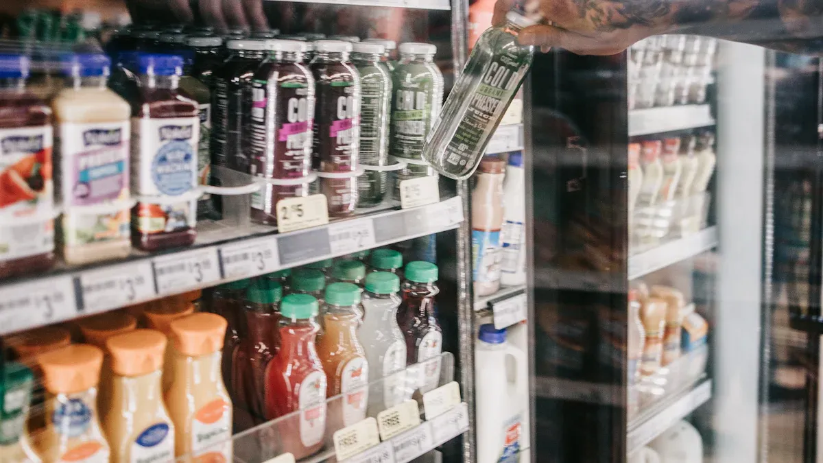 How walk in cooler with glass doors can boost your sales