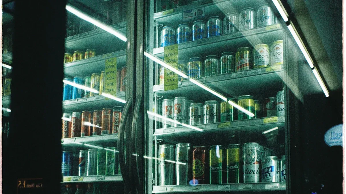 Display Walk In Cooler Features