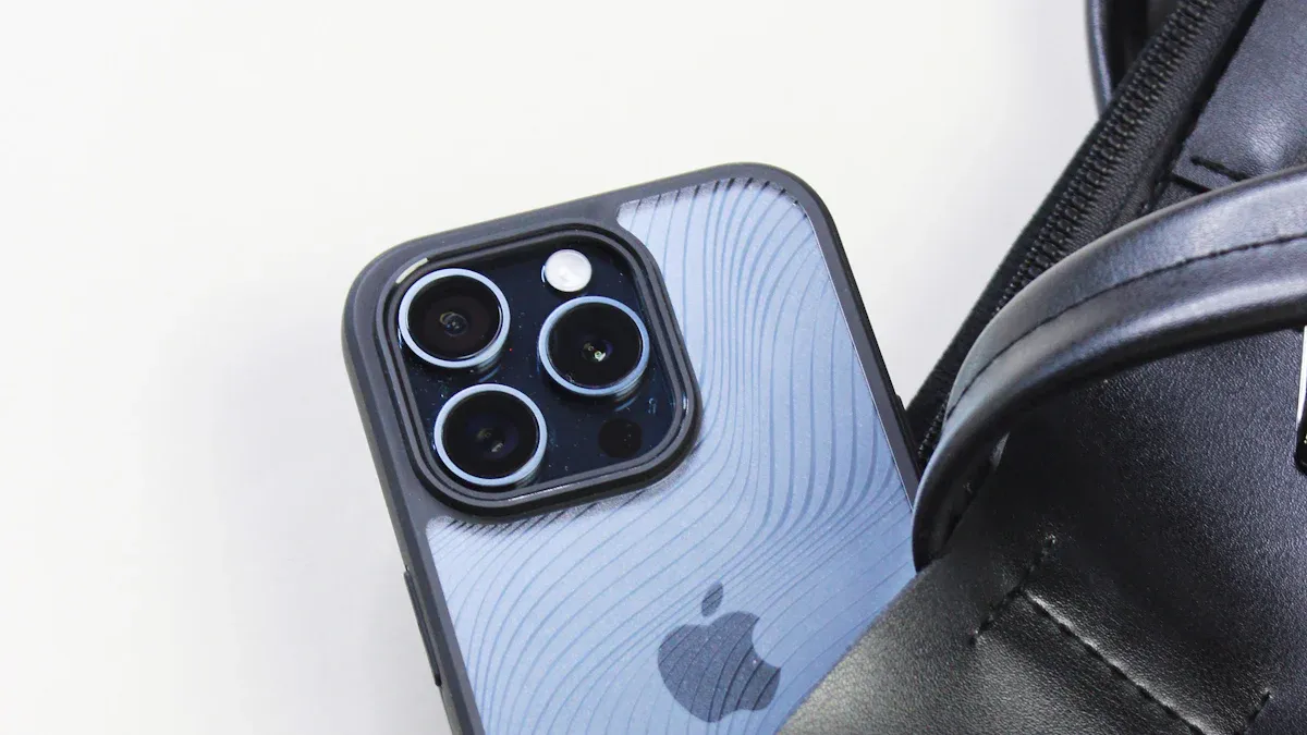 Raised Bezels for Screen and Camera