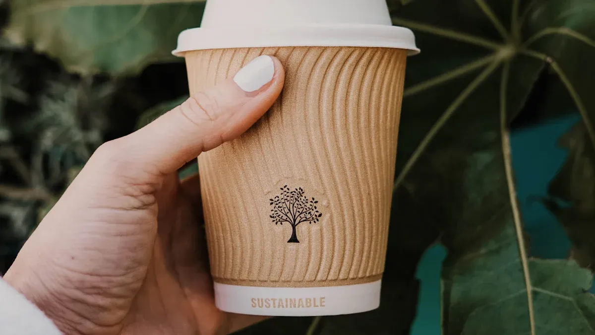 Compostable Cups with Lids