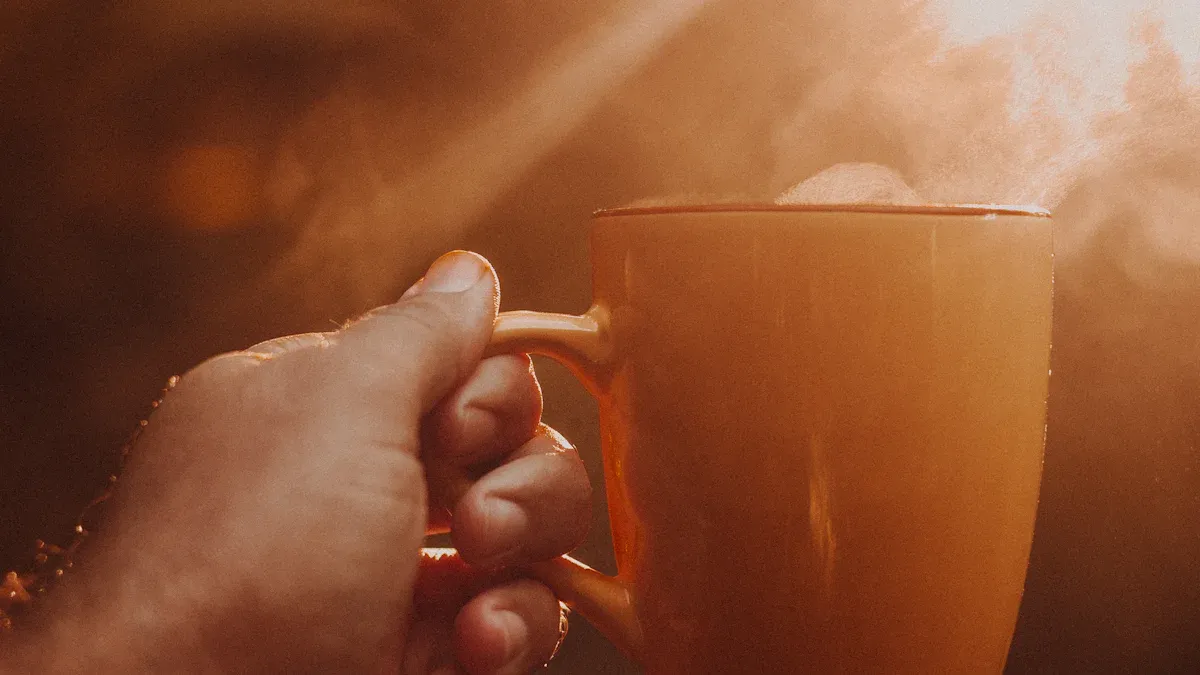 Serving Hot Coffee