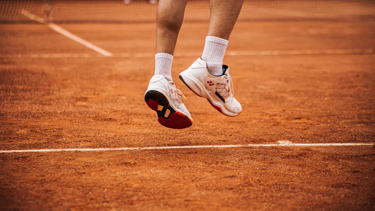 Why do athletes wear crew socks?