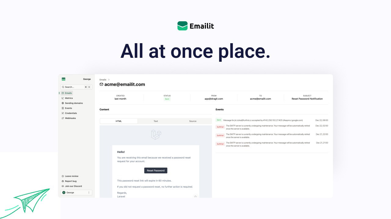 Key Features of Emailit