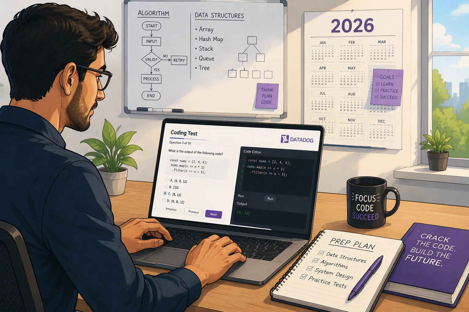How I Passed the Datadog HackerRank Test in 2026