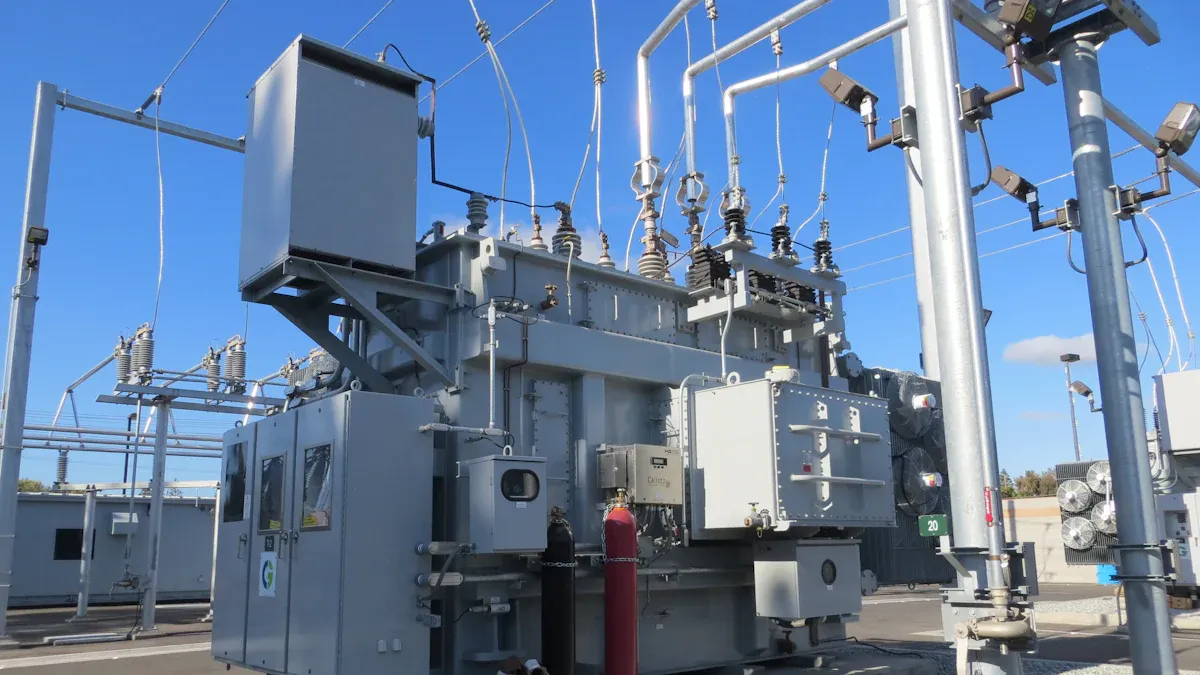 Visual of transformer vulnerability during electrical storms