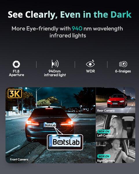 Botslab True 4K Dash Cam with Sony Sensor