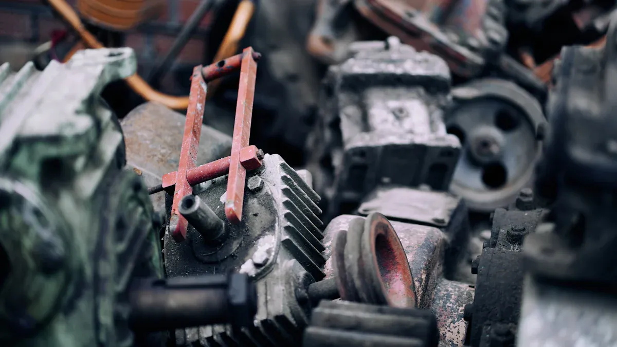 How does aluminum casting improve gearbox performance?