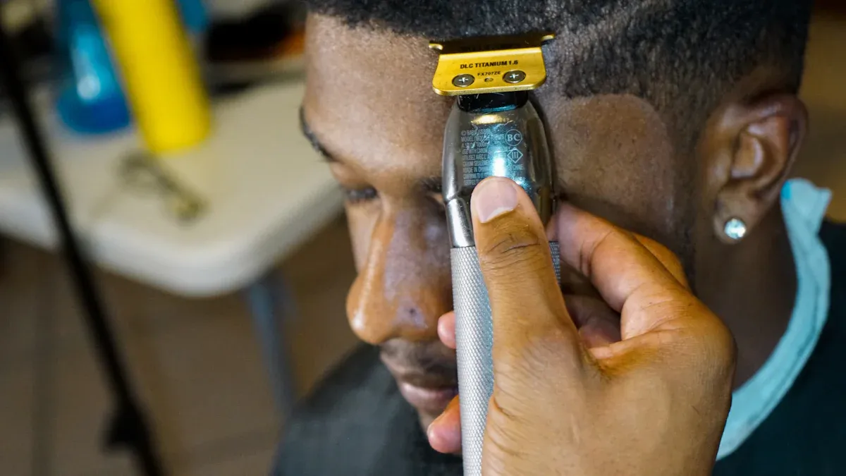 Stepping Up: Titaniumium Hair Clipper Blades