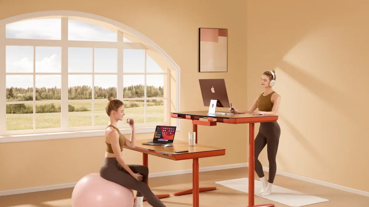 Pros of an Exercise Ball at Work