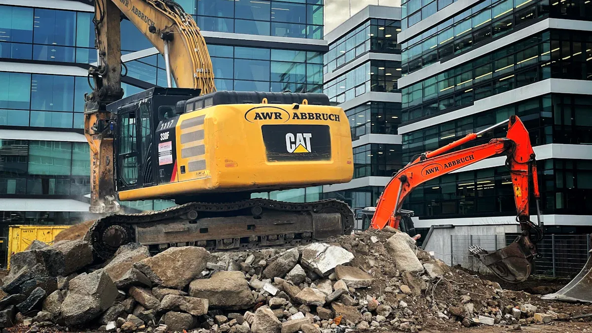 Chain-On Rubber Track Pads for Lower Noise Levels