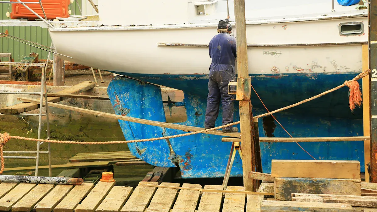 Nettoyage des bateaux en carbure de silicium et soins de surface