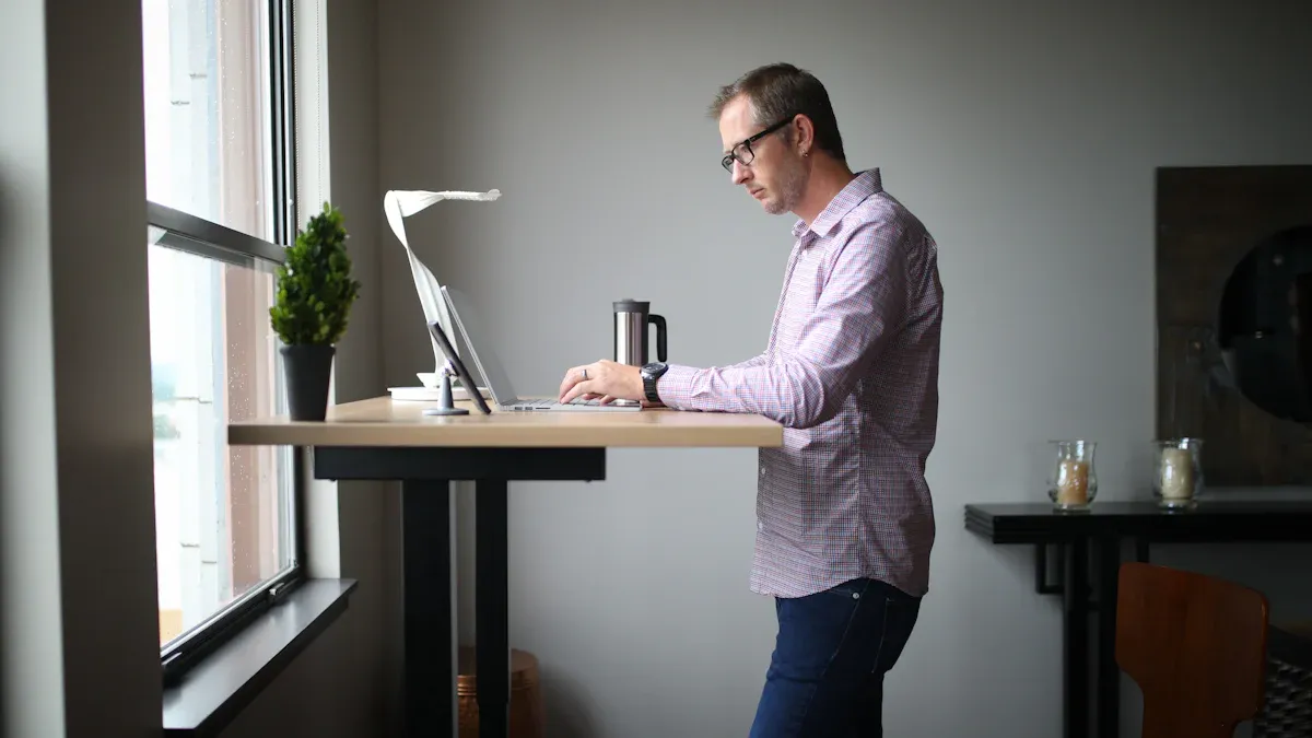 What Is a Pneumatic Sit-Stand Desk?