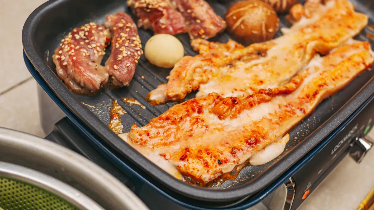 Elektrische Grillplatte für die Gastronomie