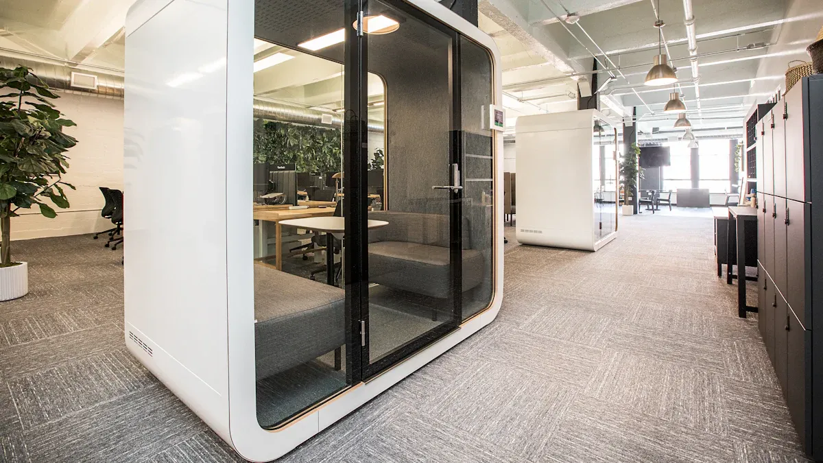 Bürokabine Pod Key -Funktionen