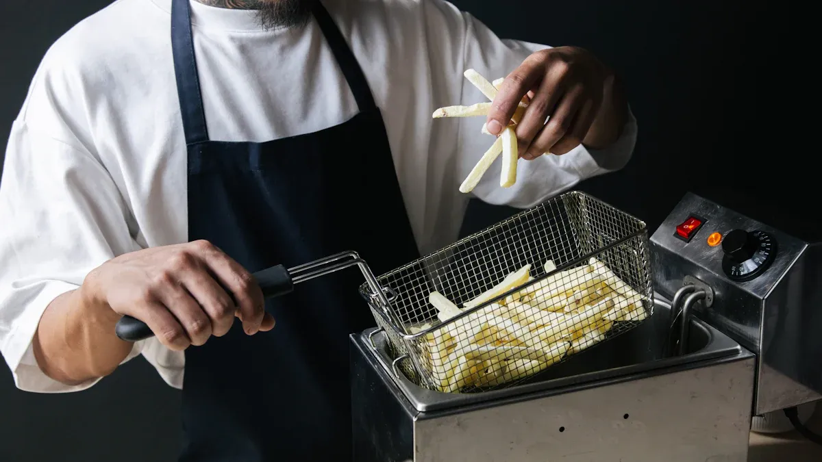 Visual Electric Air Deep Fryer or traditional fryer for your kitchen