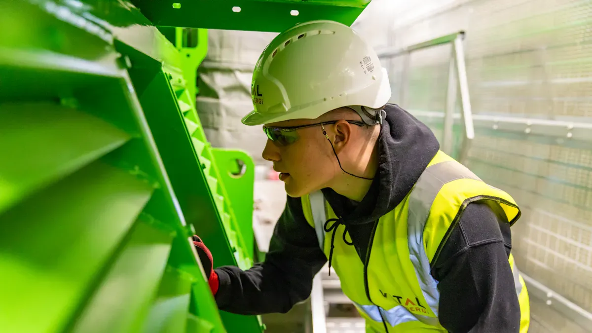 How do factories test zinc handle strength?