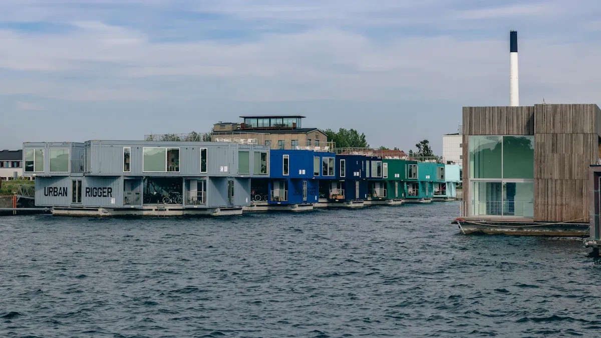 Pop-Up Prefab House Hotels