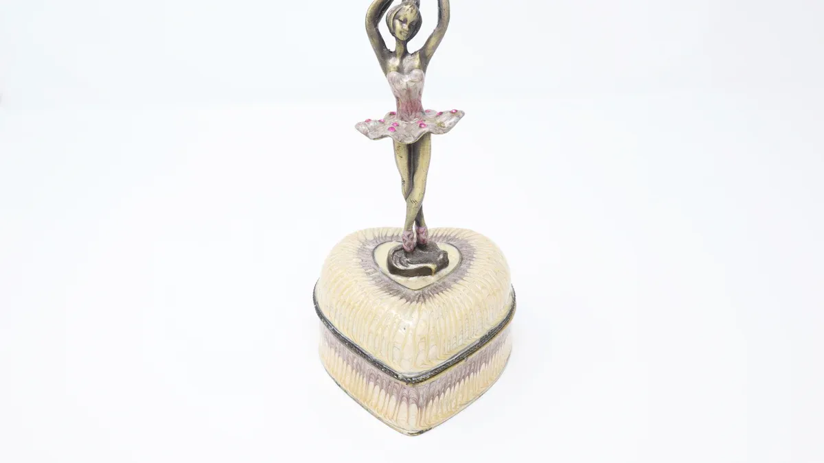 Wooden Music Box with Mirror: Sentimental and Gift Value